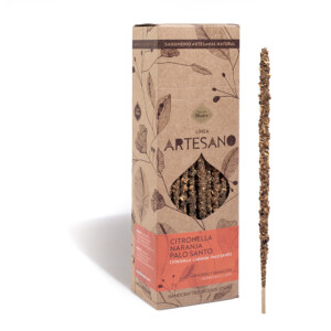 Sahumerio Artesanal Citronela Naranja Palo Santo